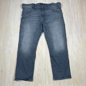 Mavi Gray Zach Straight Leg Mid Smoke Brushed Stretch Denim Jeans Men's 40X30